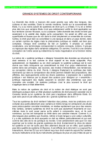 Grands syst&egrave;mes de droit contemporains : cours L2