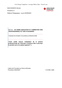 Posture infirmi&egrave;re et s&eacute;curit&eacute; patient agressif
