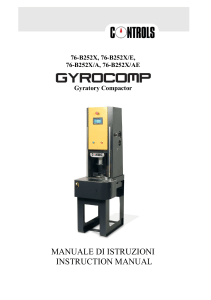 GYROCOMP Gyratory Compactor Instruction Manual