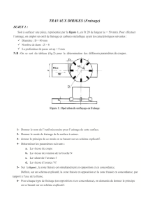 Guided Work: Milling Operations Problem Set