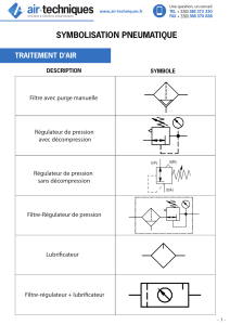 Symboles pneumatiques : traitement d'air