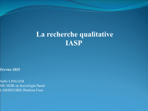La recherche qualitative : m&eacute;thodes et techniques