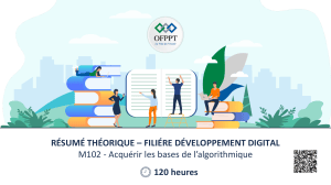 R&eacute;sum&eacute; th&eacute;orique M102 - Algorithmique et Python