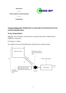 Travaux pratiques : Mod&eacute;lisation et commande d'une centrale hydro&eacute;lectrique