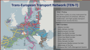 Trans-European Transport Network (TEN-T) Map