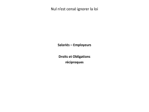 Manuel de droit du travail marocain : droits et obligations