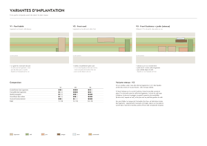 Variantes d'implantation architecturale : analyse comparative V1-V2-V3