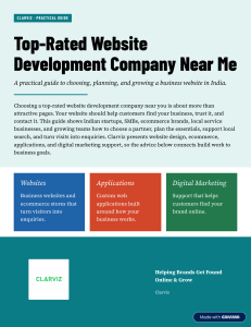 Top-rated website development company near me