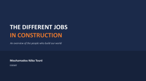 BTP Jobs in Construction