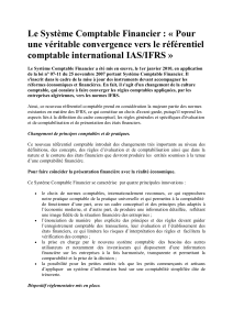 Le Systeme comptable Financier